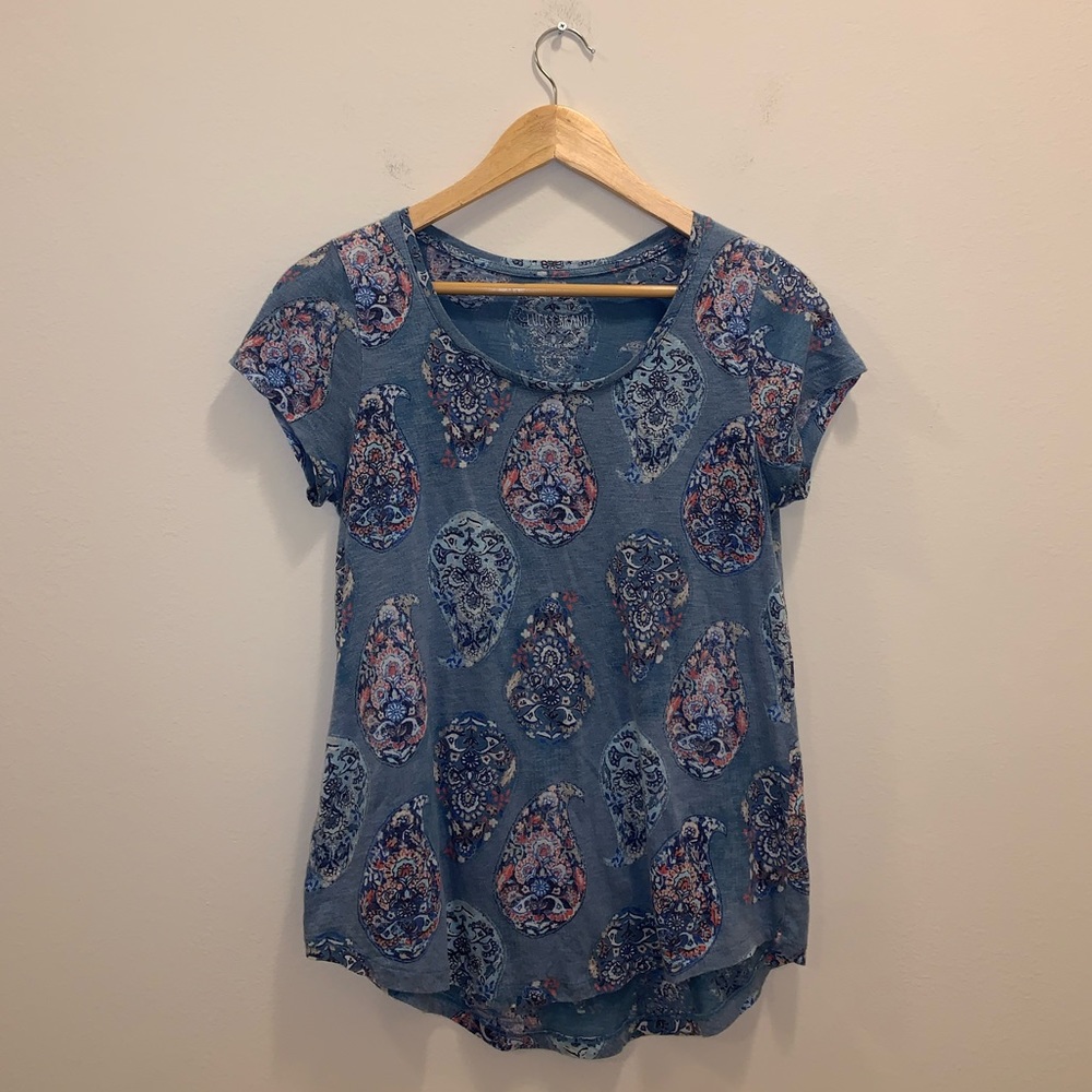 Lucky Brand Blue & Pink Shirt size S - Picture 3 of 10